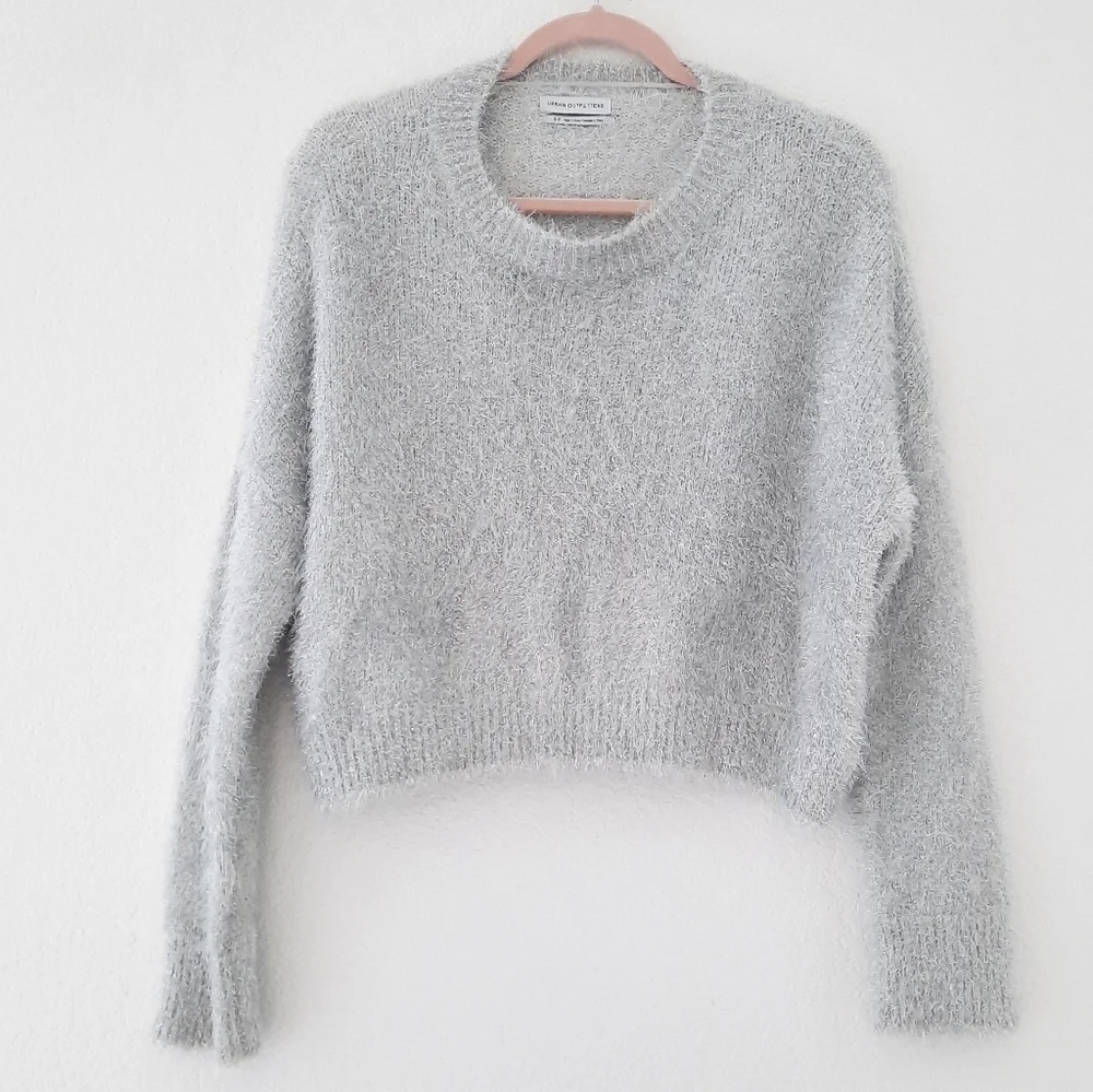 Urban Outfitters Elisabeth Sparkly Metallic Sweater S